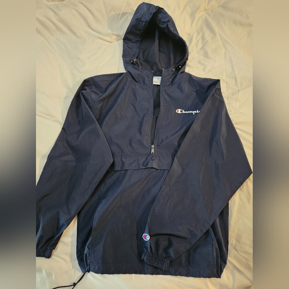 Champion Navy Blue Windbreaker